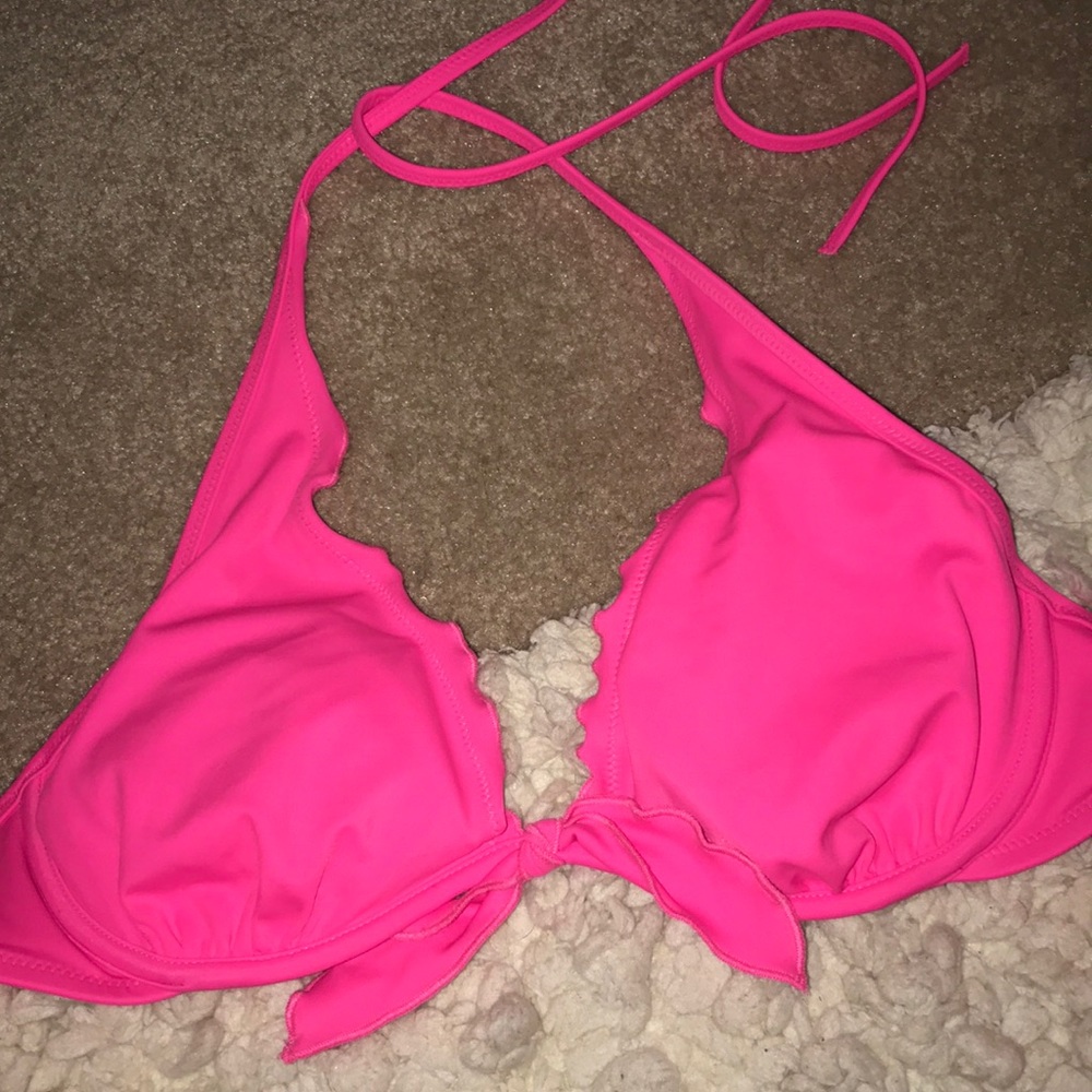 Hot pink Victoria’s Secret swimsuit top